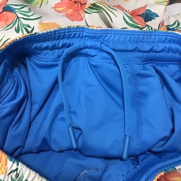 Birddogs Hawaiian Floral Print Gym Shorts Size Small Long. - Picture 7 of 8